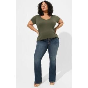 Torrid Luxe Slim Boot Medium Wash Jeans - Super Stretch - 24R